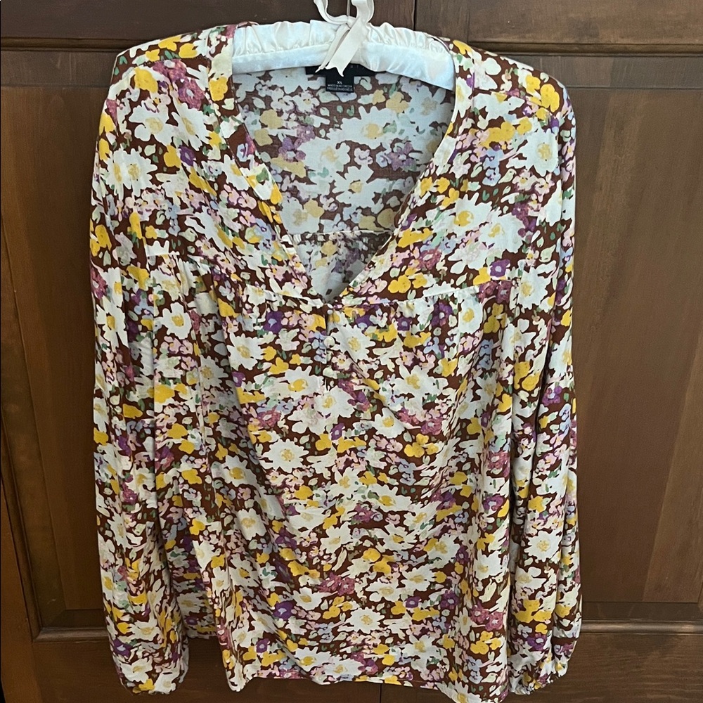 Sanctuary Floral V-Neck Women's Top